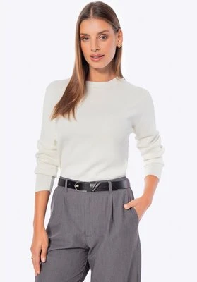 Uniwersalny sweter damski kremowy Wittchen