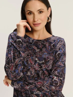 Uniwersalny sweter z kolorowym nadrukiem paisley Greenpoint