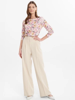 Uniwersalny sweter z nadrukiem w kwiaty Greenpoint