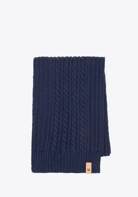 Uniwersalny szalik męski granatowy Wittchen