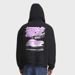 Unleashed Power Fluffy Zip Hoody mister tee