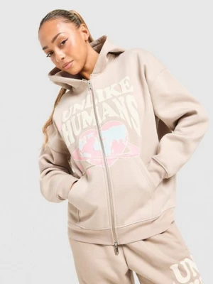 Unlike Humans Bluza Rozpinana Z Kapturem Protect
