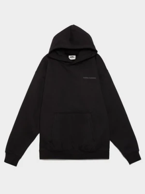 Unlike Humans Bluza Z Kapturem Ridge Hd Blk-Blk