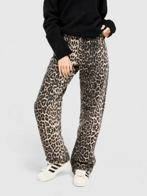 Unlike Humans Spodnie Leopard Jn