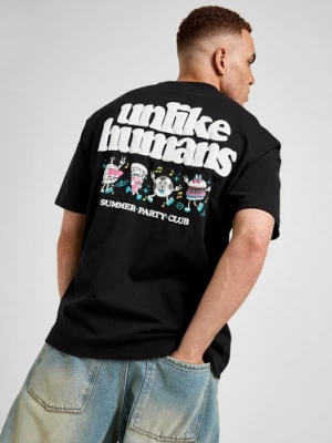 Unlike Humans T-Shirt Party Club Tee Blk-Blk