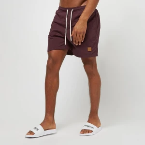 Urban Classics Block Swim Shorts cherry mężczyźni Stroje kąpielowe fioletowy rozmiar Odzież