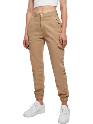 Urban Classics Bojówki w kolorze beżowym rozmiar: W31