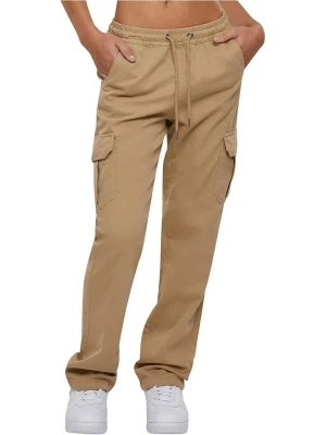 Urban Classics Bojówki w kolorze beżowym rozmiar: XS