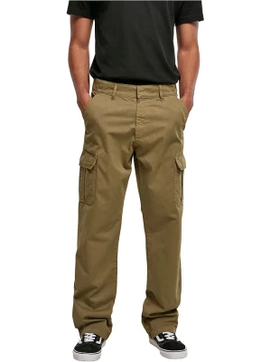 Urban Classics Bojówki w kolorze khaki rozmiar: W32