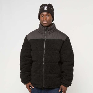 Urban Classics Fabric Mix Teddy Puffer Jacket mężczyźni Kurtki puchowe czarny rozmiar Odzież