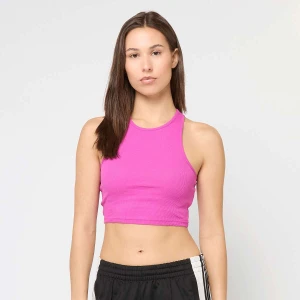 Urban Classics Ladies Cropped Rib Top kobiety Topy fioletowy rozmiar Odzież