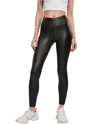Urban Classics Legginsy w kolorze czarnym ze skóry syntetycznej rozmiar: S