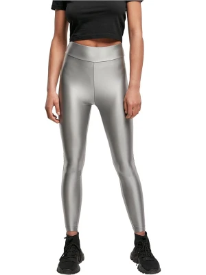 Urban Classics Legginsy w kolorze srebrnym rozmiar: XL