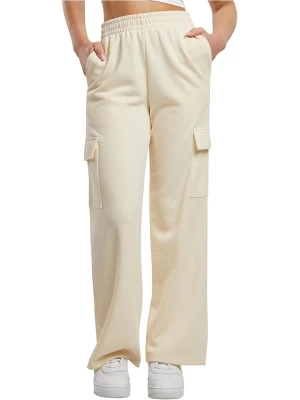 Urban Classics Spodnie dresowe w kolorze kremowym rozmiar: XXL