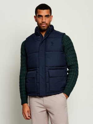 US Polo ASSN Bezrękawnik | Regular Fit granatowy