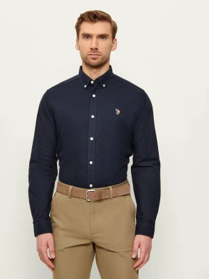 US Polo ASSN Koszula | Classic fit granatowy