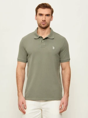 US Polo ASSN Polo | Classic fit | pique zielony