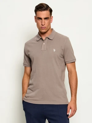 US Polo ASSN Polo | Classic fit | pique beżowy