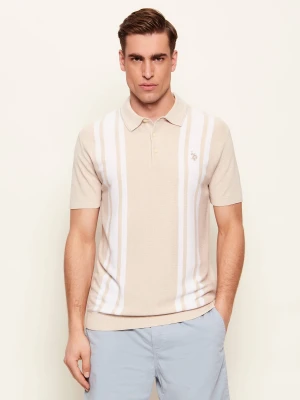 US Polo ASSN Polo | Regular Fit beżowy