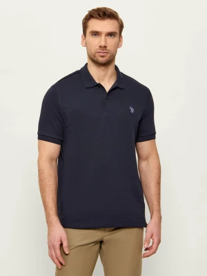 US Polo ASSN Polo | Regular Fit granatowy