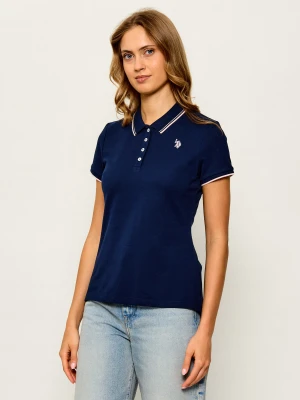 US Polo ASSN Polo | Regular Fit granatowy