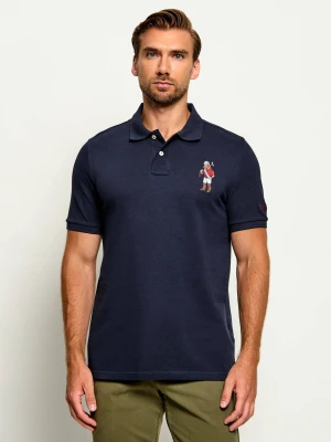 US Polo ASSN Polo | Regular Fit granatowy