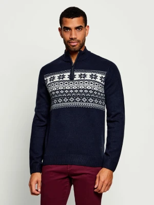 US Polo ASSN Sweter | Regular Fit granatowy