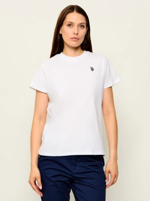US Polo ASSN T-shirt | Regular Fit biały