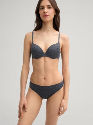 Usztywniany biustonosz w chabry Sensation w kolorze antracytowym Joop