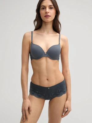 Usztywniany biustonosz z bezszwowymi miseczkami Beautiful w kolorze antracytowym Joop