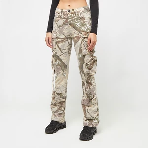 UTILITY HIGH RISE STRAIGHT PANTS OLIVE HUNTING CAMO, marki Smoke RiseApparel, w kolorze Zielony, rozmiar