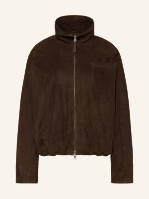 Utzon Kurtka Skórzana Julie braun