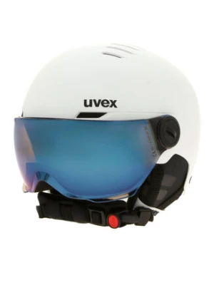 Uvex Kask narciarski Rocket Jr. Visor 56/6/263/10/03 Biały