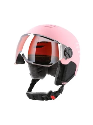 Uvex Kask narciarski Rocket Jr Visor 56626350 Różowy