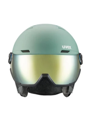 Uvex Kask narciarski Wanted Visor 56/6/262/11/05 Zielony