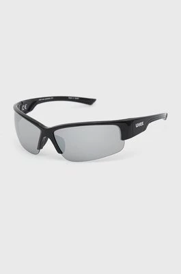 Uvex okulary przeciwsłoneczne Sportstyle 215 kolor czarny 53/0/617