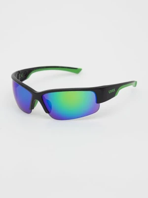 Uvex okulary przeciwsłoneczne Sportstyle 215 kolor czarny 53/0/617