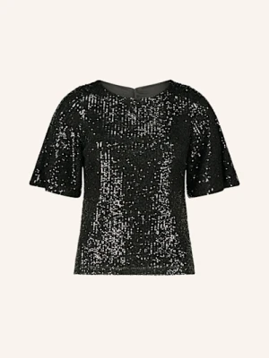 V By Vera Mont Bluzka Z Cekinami schwarz