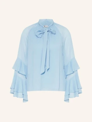 V By Vera Mont Bluzka Z Falbanami blau