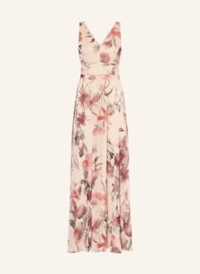 V By Vera Mont Sukienka Wieczorowa Z Wycięciami beige