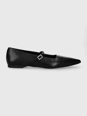 Vagabond Shoemakers baleriny skórzane HERMINE kolor czarny 5533.001.20