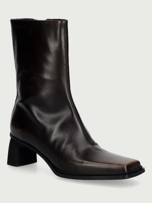 Vagabond Shoemakers botki damskie skórzane ELVINA brązowy