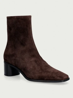 Vagabond Shoemakers botki damskie zamszowe FAY brązowy