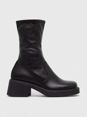Vagabond Shoemakers botki DORAH damskie kolor czarny na słupku 5642.502.20