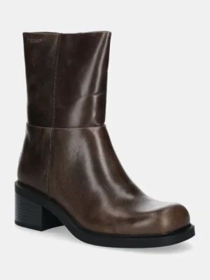 Vagabond Shoemakers botki skórzane DANIELLA damskie kolor brązowy na słupku 5820-209-19