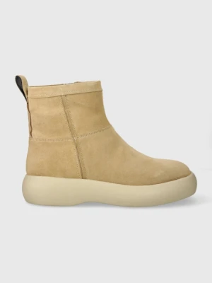 Vagabond Shoemakers botki zamszowe JANICK beżowy