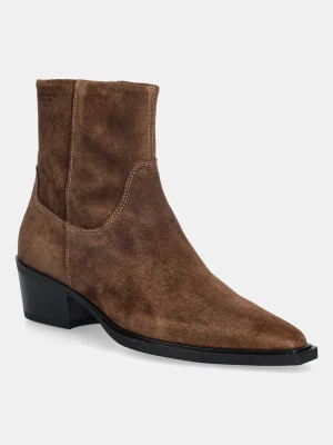 Vagabond Shoemakers botki zamszowe KELSEY brązowy