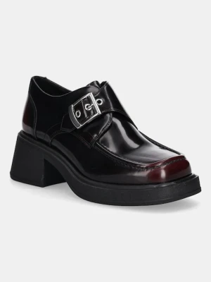 Vagabond Shoemakers czółenka skórzane DORAH kolor bordowy na słupku 6042-004-54