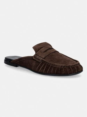 Vagabond Shoemakers klapki damskie zamszowe ALEYA brązowy