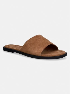 Vagabond Shoemakers klapki na płaskim obcasie damskie zamszowe ZAIDA